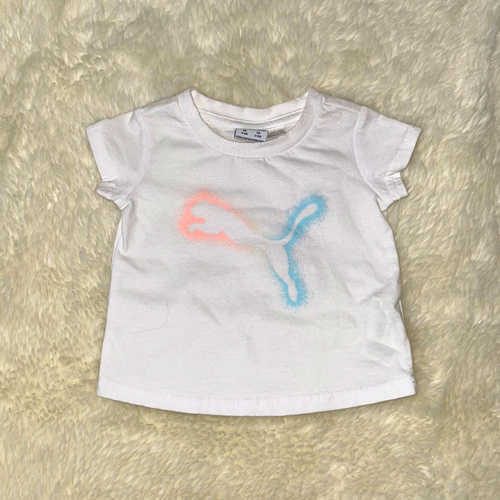 Baby Girl puma tee shirts 3-6m